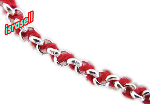 925 Sterling Silver & Authentic Kabbalah Red String Bracelet – Made in Israel