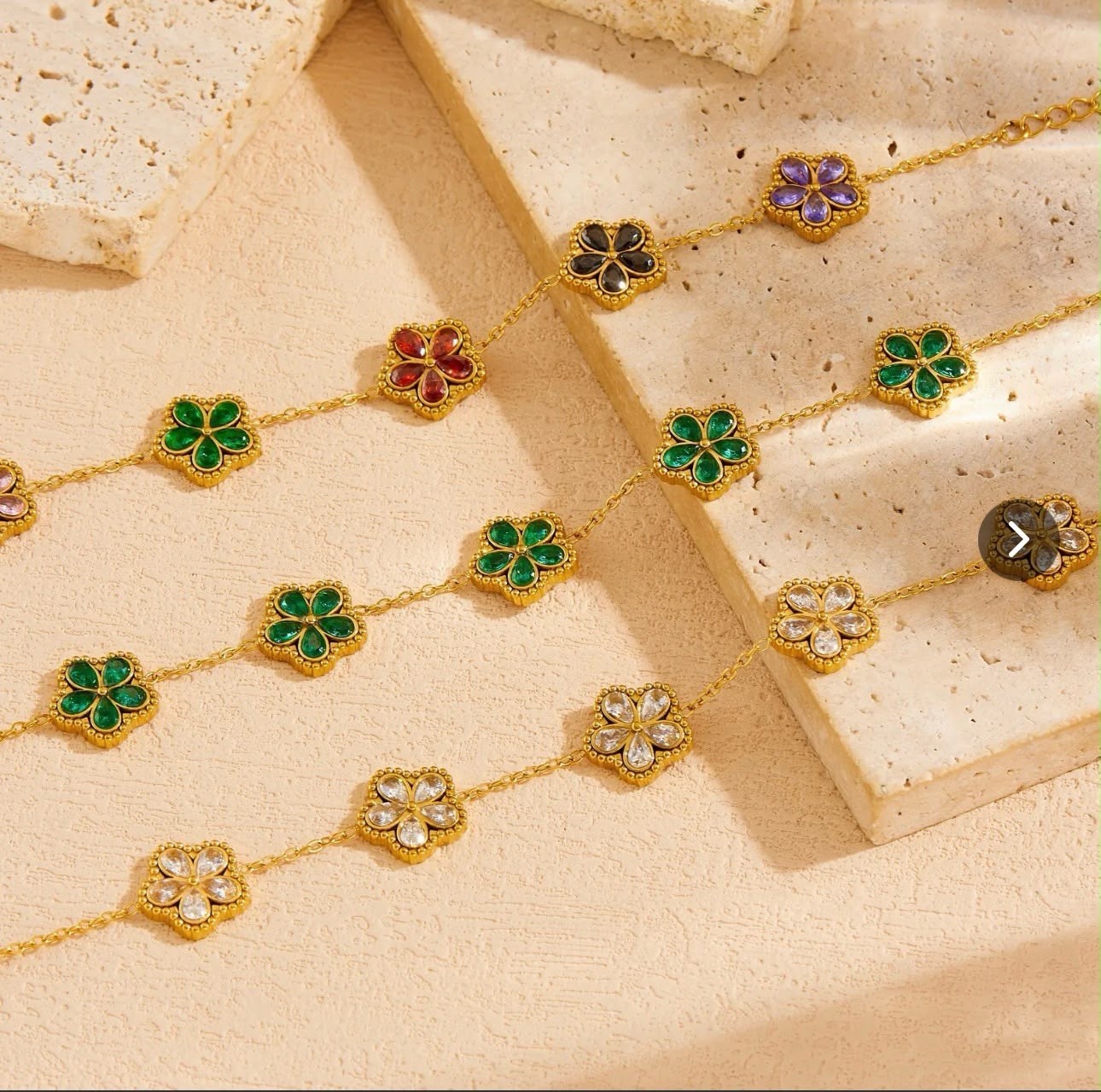 Gold Tone 316L Stainless Steel Cable Chain Cross Pendant Necklace 45+5cm