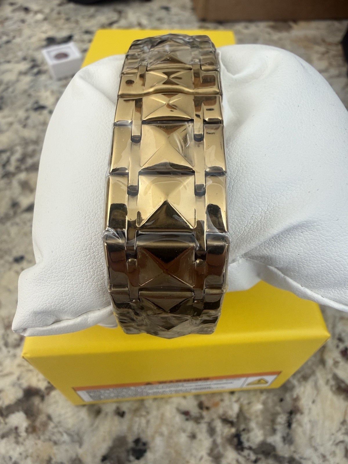 invicta mens watch gold