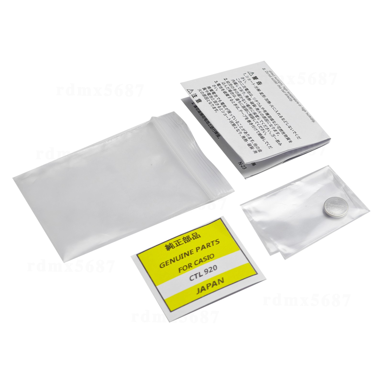 For Panasonic CTL920F Solar Rechargeable Battery Oem Replace Watch Cell Casio