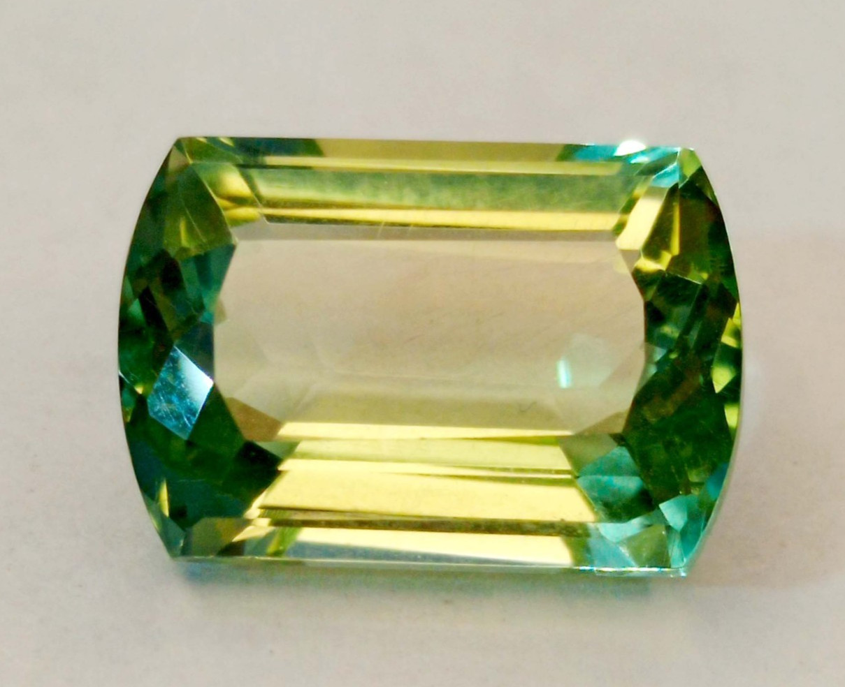Fancy Cushion Cut Bi-Colour Tourmaline 8-10 Ct Natural Loose Gemstone RK297