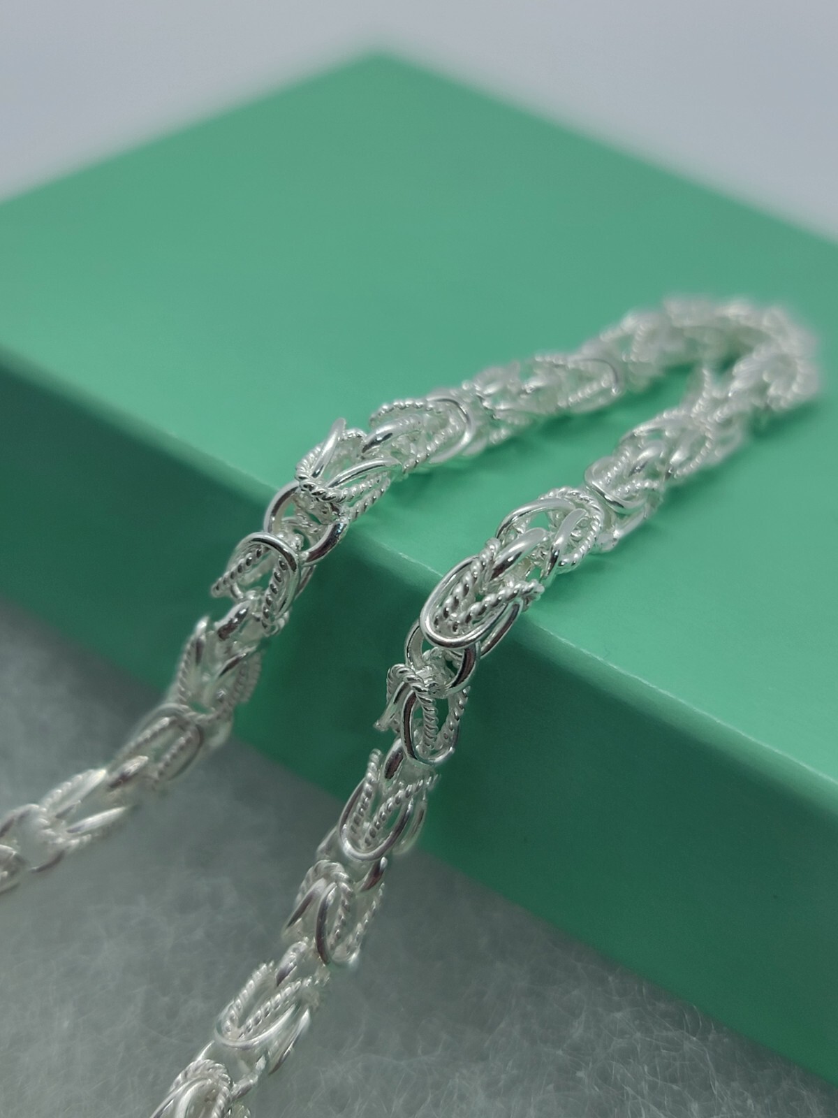 925 Sterling Silver Turkish Chain High Quality Necklace Bracelet 4mm Size 7″~30″