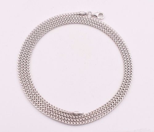 1.8mm Anti-Tarnish Solid Franco Chain Necklace Real 925 Sterling Silver ITALY