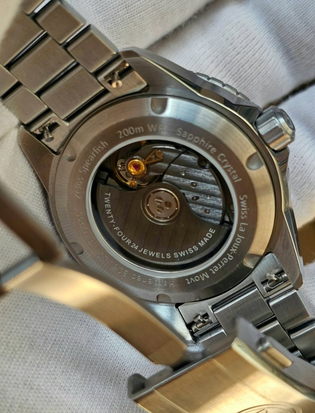 Zelos SPEARFISH 40MM 12HR ‘COPPER’ SS 200m-FLAWLESS STUNNING – BRIEFLY WORN ONCE
