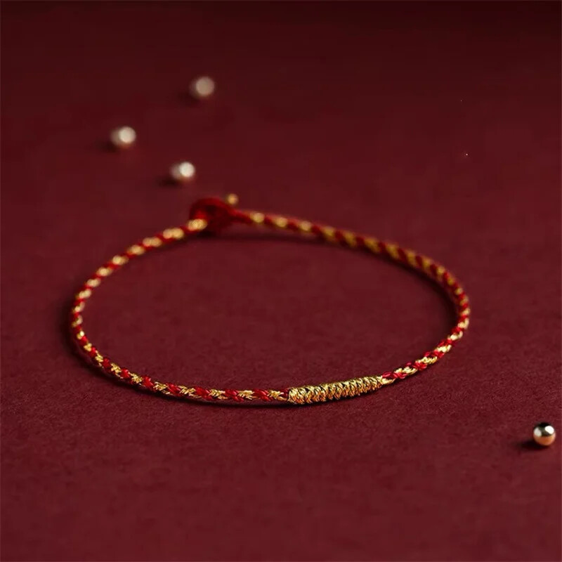 Handmade Red String Lucky Bracelet Anklet Good Luck Braceles Bangles