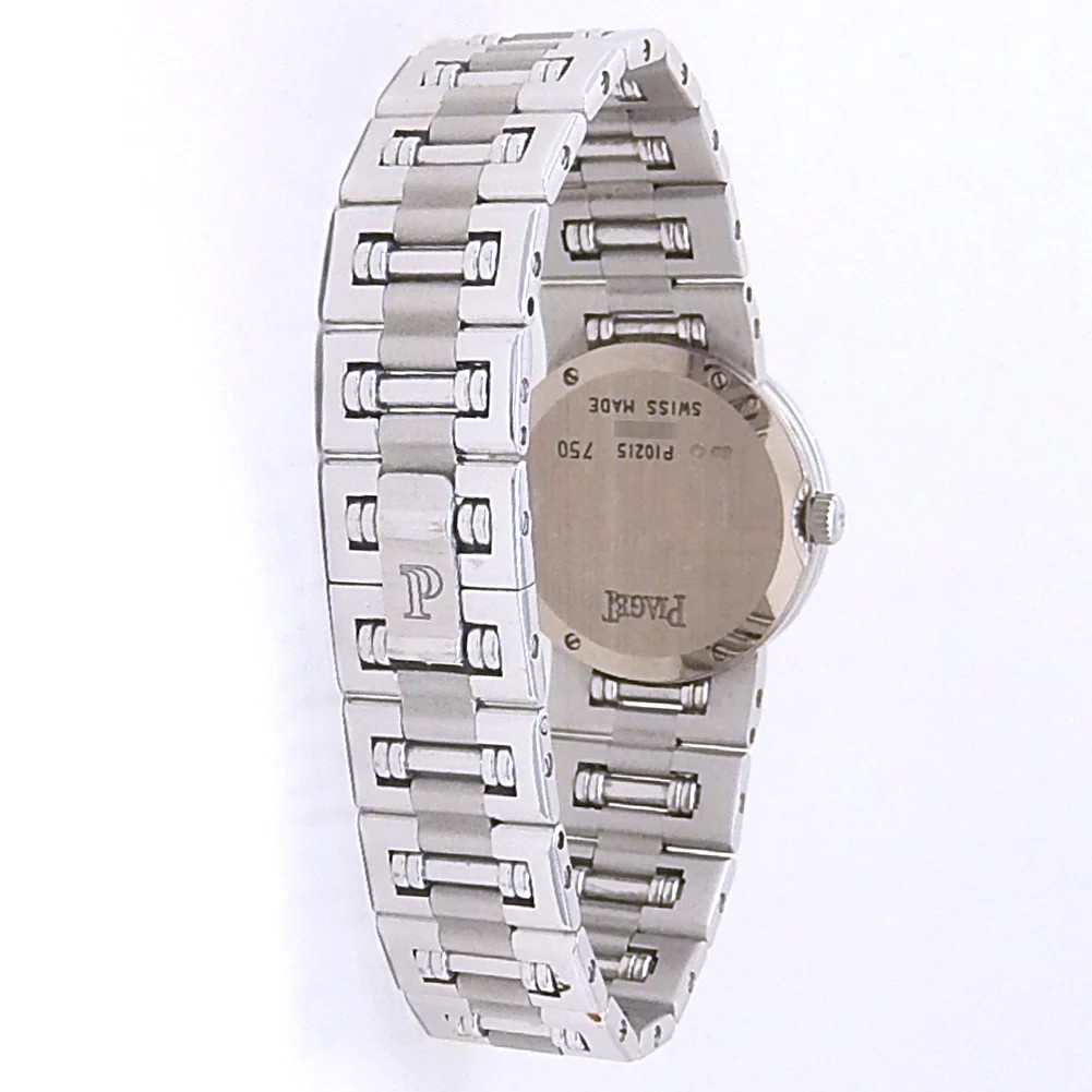 Piaget Mini Dancer 18k White Gold Diamonds Mother of Pearl Ladies Watch P10215