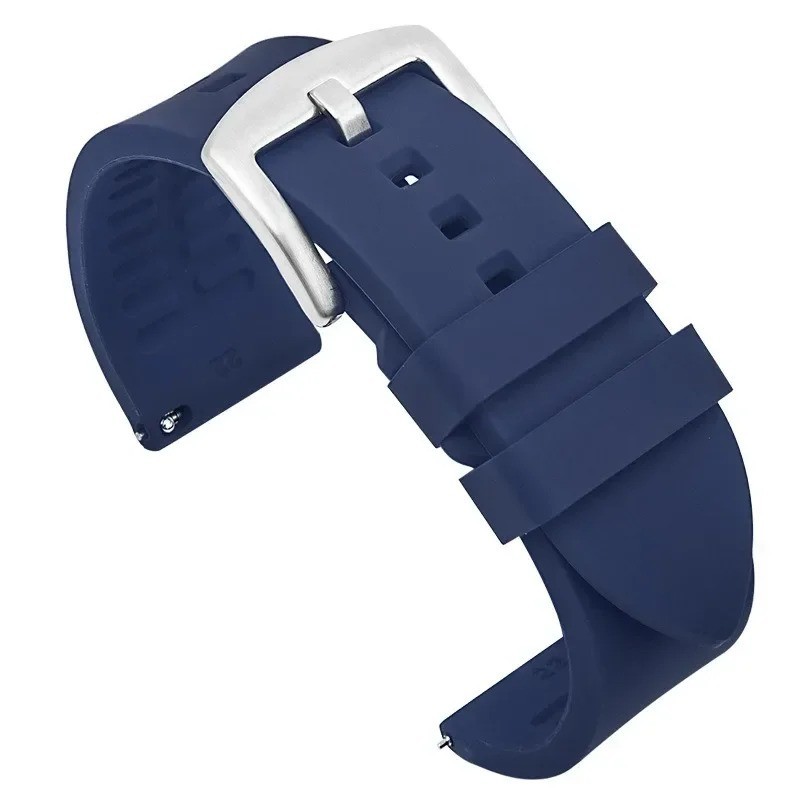 18mm 20mm 22mm Soft Silicone Watch Band Divers Replacement Strap Quick Release