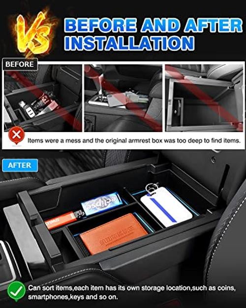 Center Console Organizer for 2022-2025 2026 Nissan Pathfinder, ABS Middle