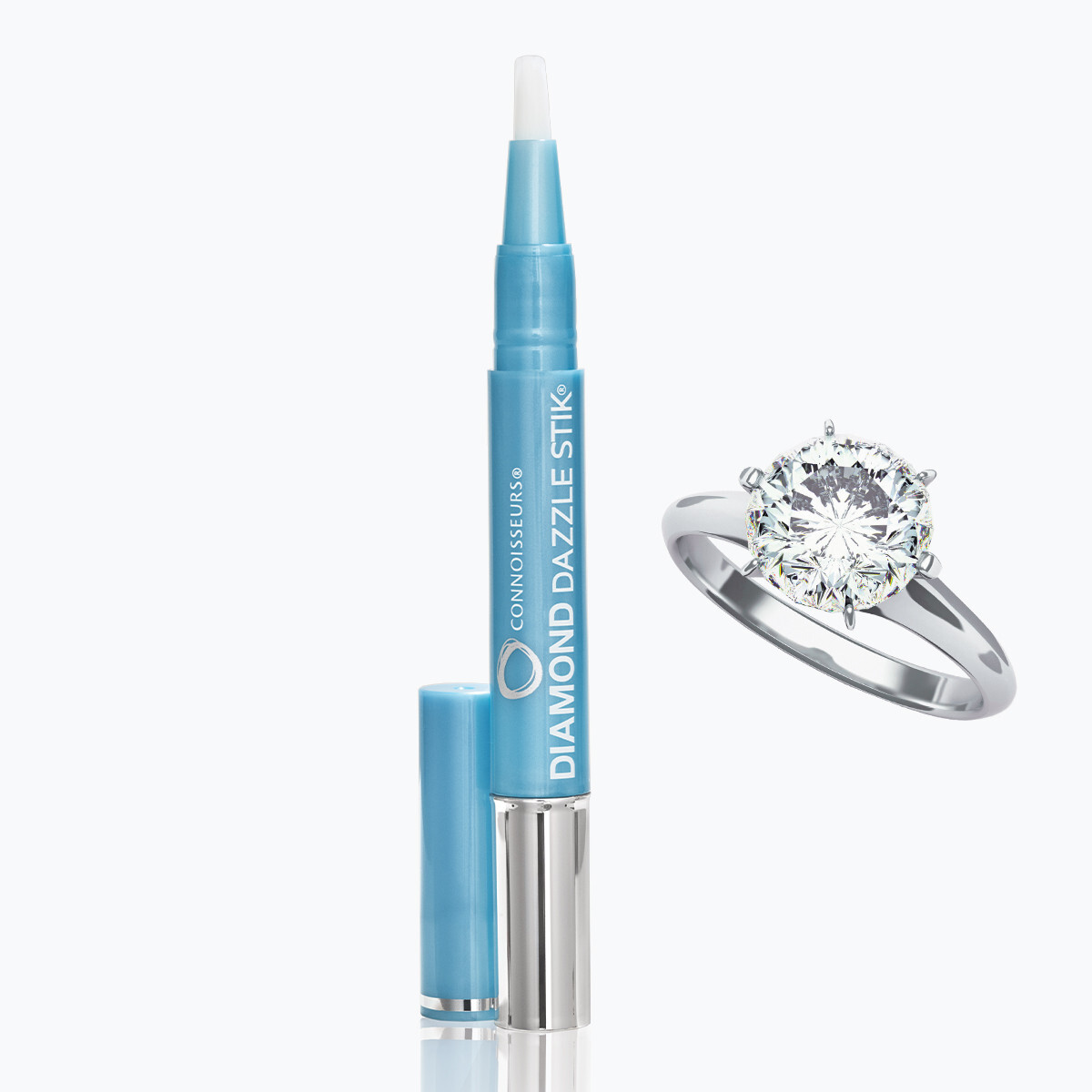 2 Pack Connoisseurs Diamond Dazzle Stick – Portable Jewelry Cleaner for Diamonds