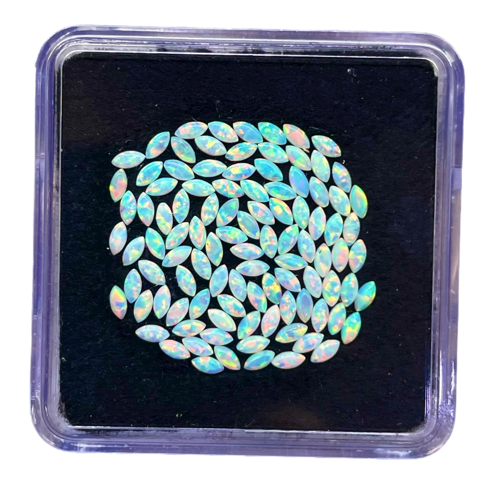 20 Pcs Australian Opal 3×1.5mm Marquise Cabochon AAA Quality Gemstones Lot