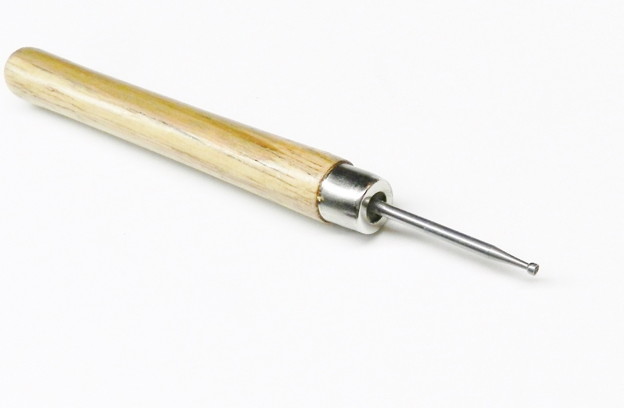 Wire Rounder Tool with Wooden Handle Debur Wire End Wire Working Tool Round Bur