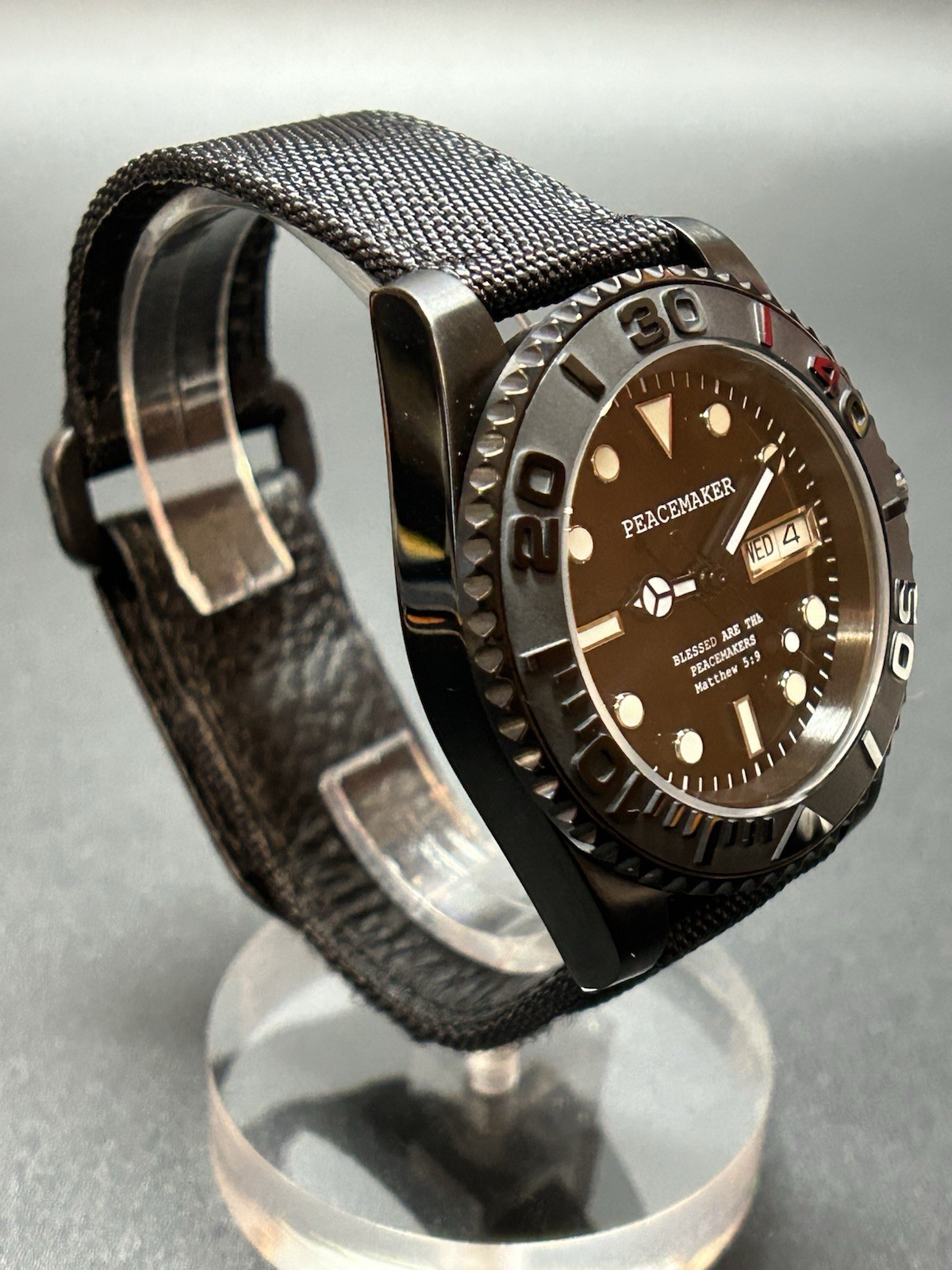 Sevin Custom Peacemaker Automatic Watch NH36-Police Law Enforcement