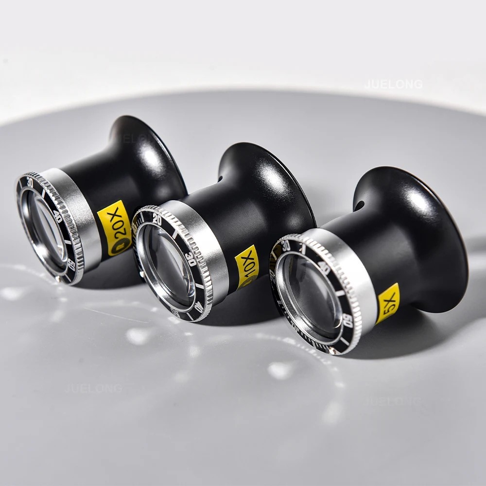 Aluminum Alloy Eye Loupe Watchmaker Repair Inspection Tool 5X Magnification