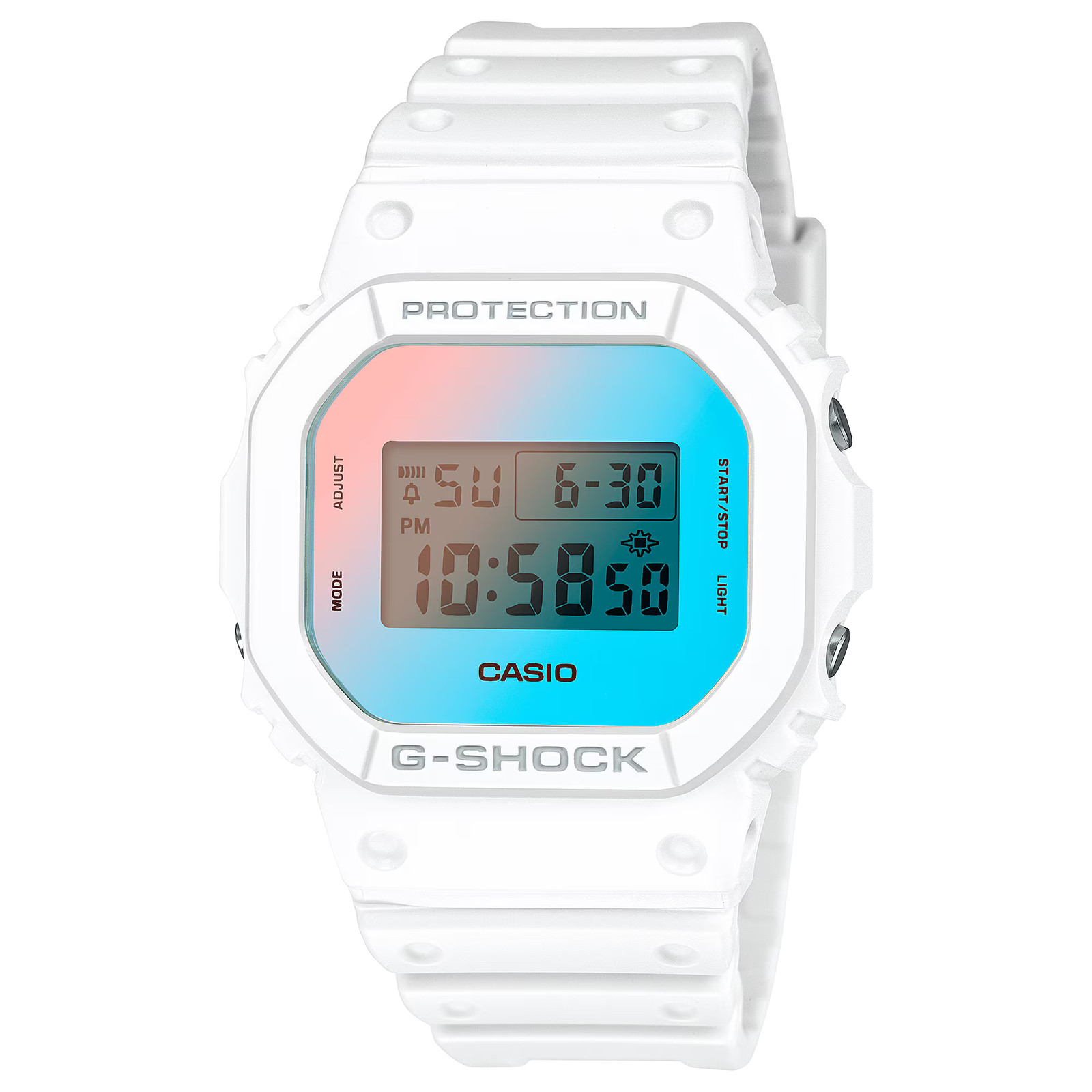 CASIO G-SHOCK DW-5600TL-7 DW5600TL VAPOR WHITE DIGITAL WATCH