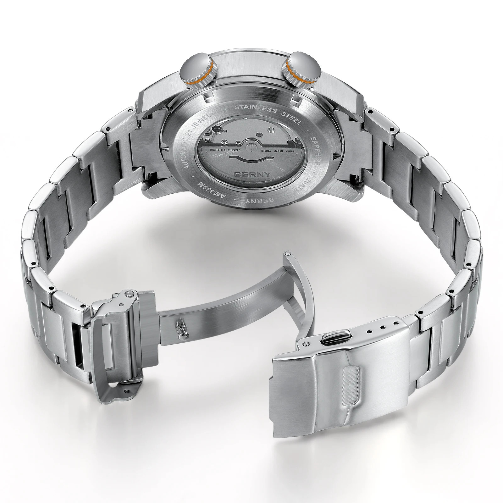 200m Automatic Dive Watch for Men Super Luminous 20ATM Sapphire Glass Swim Sport