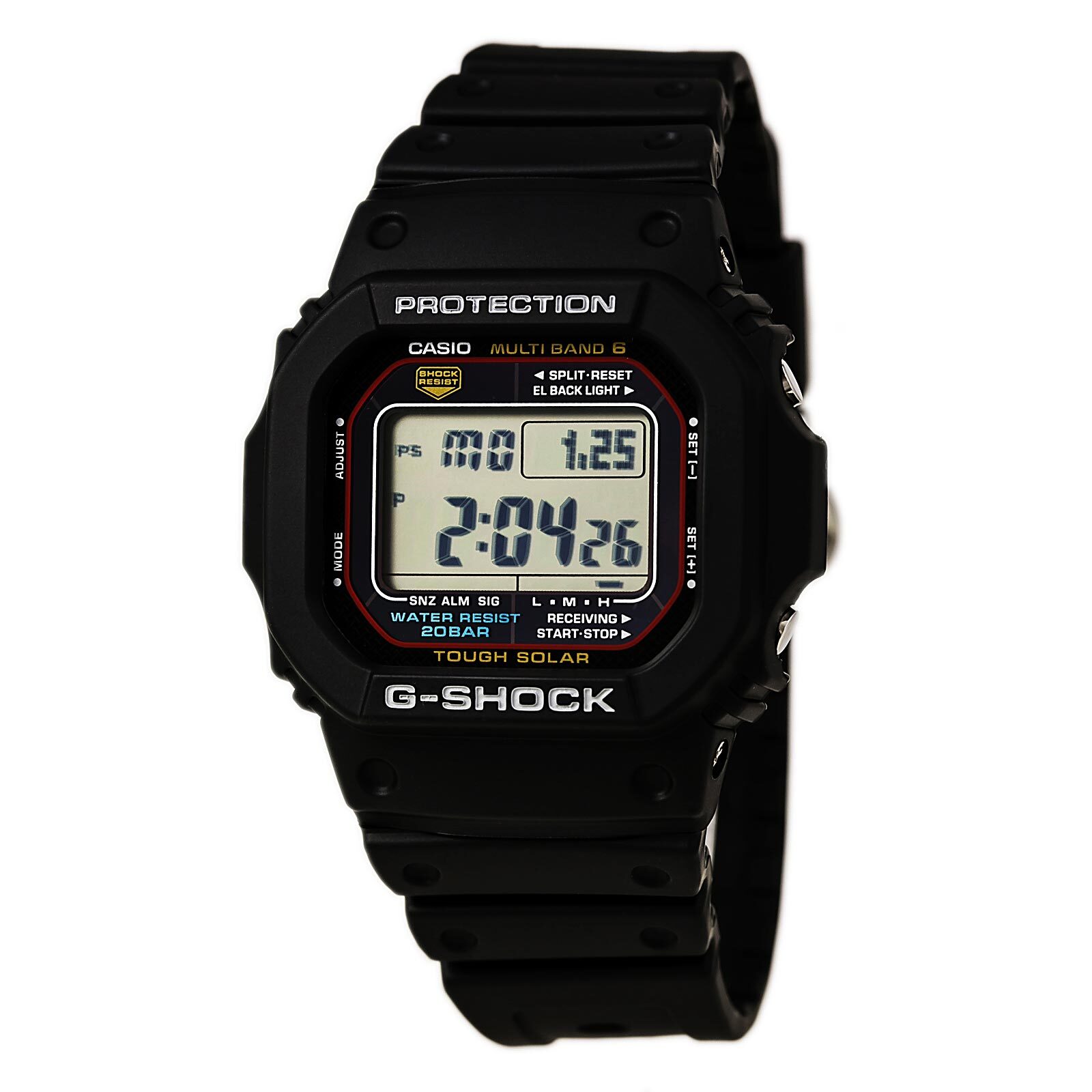 Casio Men’s Watch G-Shock Quartz Tough Solar Black Strap GWM5610U-1