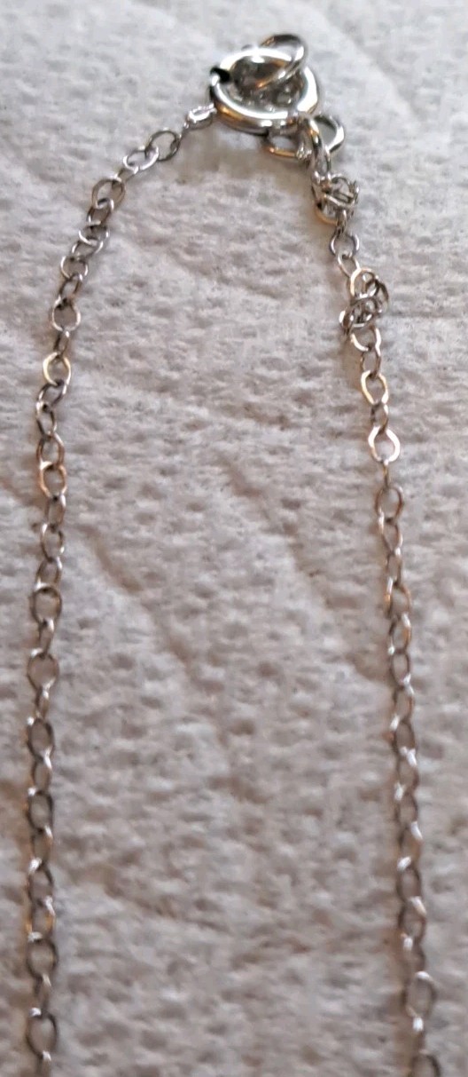 Ralph Lauren RL Signed Sterling Ladybug Pendant Choker Necklace 925 Silver 12″