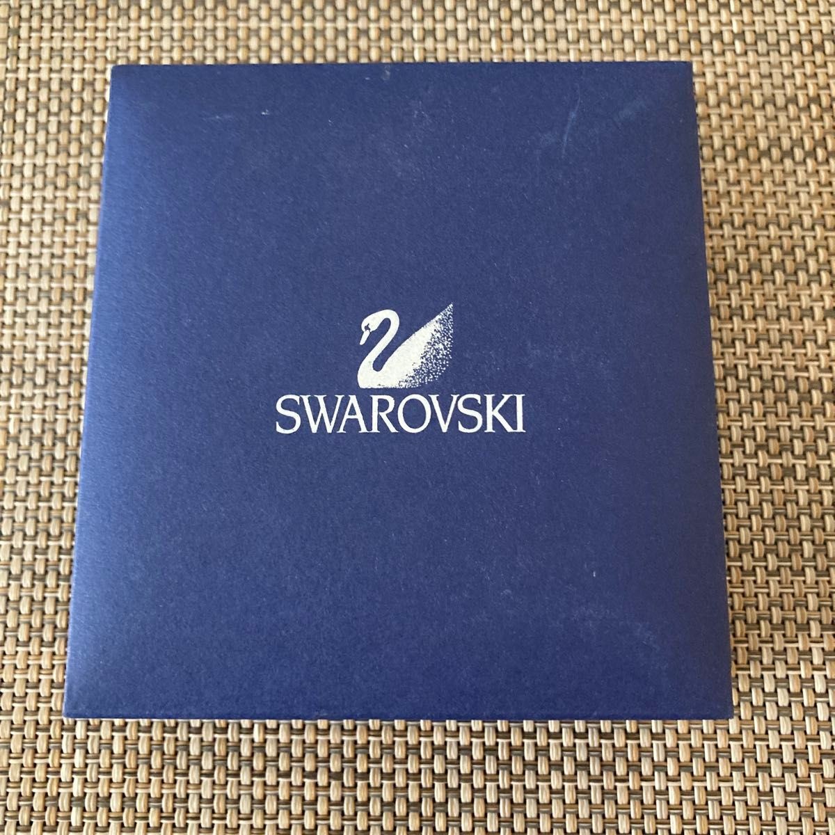 Swarovski Lunar Drop Earrings Crystal Dangle Pierced Silver Tone New