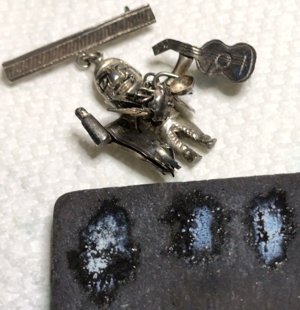 Vtg 900 – 925 Silver Peru Ekeko Talisman Good Luck Mid Century Unisex Pin Brooch