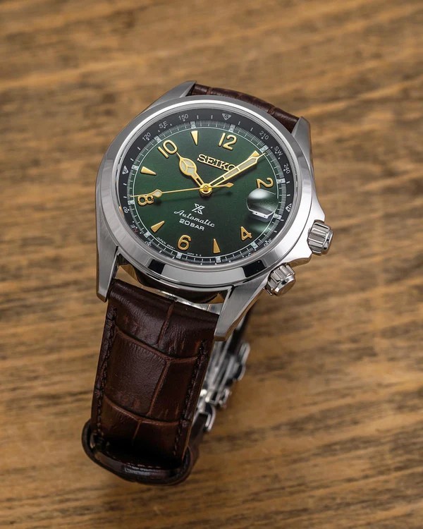 Seiko Prospex Alpinist Green Automatic Men’s Watch Free Shipping