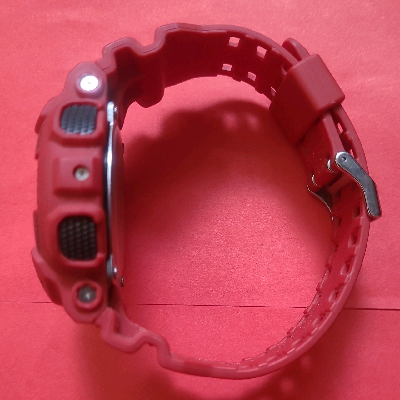 Casio G-Shock 5081 Red GA-100B Digital and Analog Watch