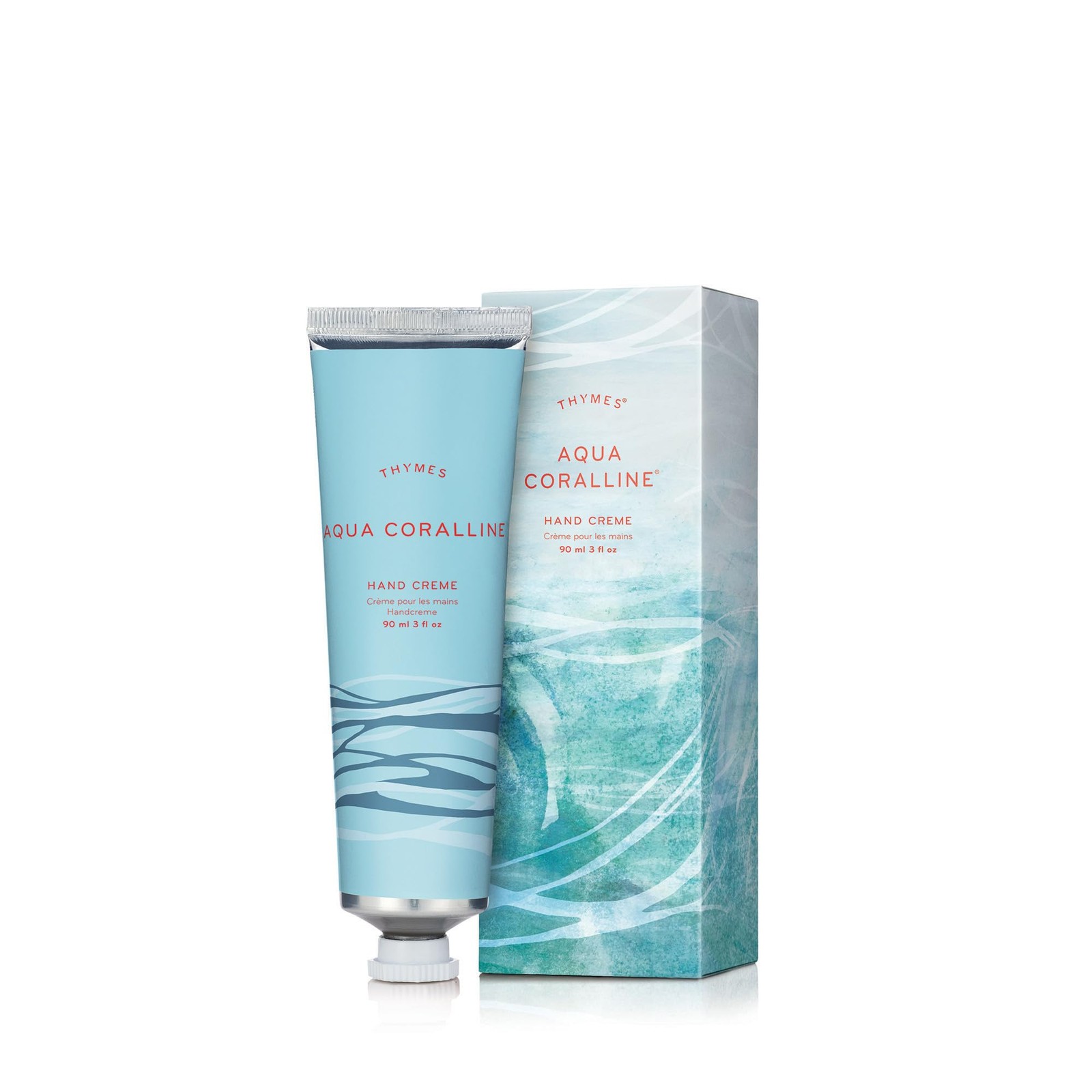 Thymes Hand Cream – 3 Fl Oz – Aqua Coralline 637666042046