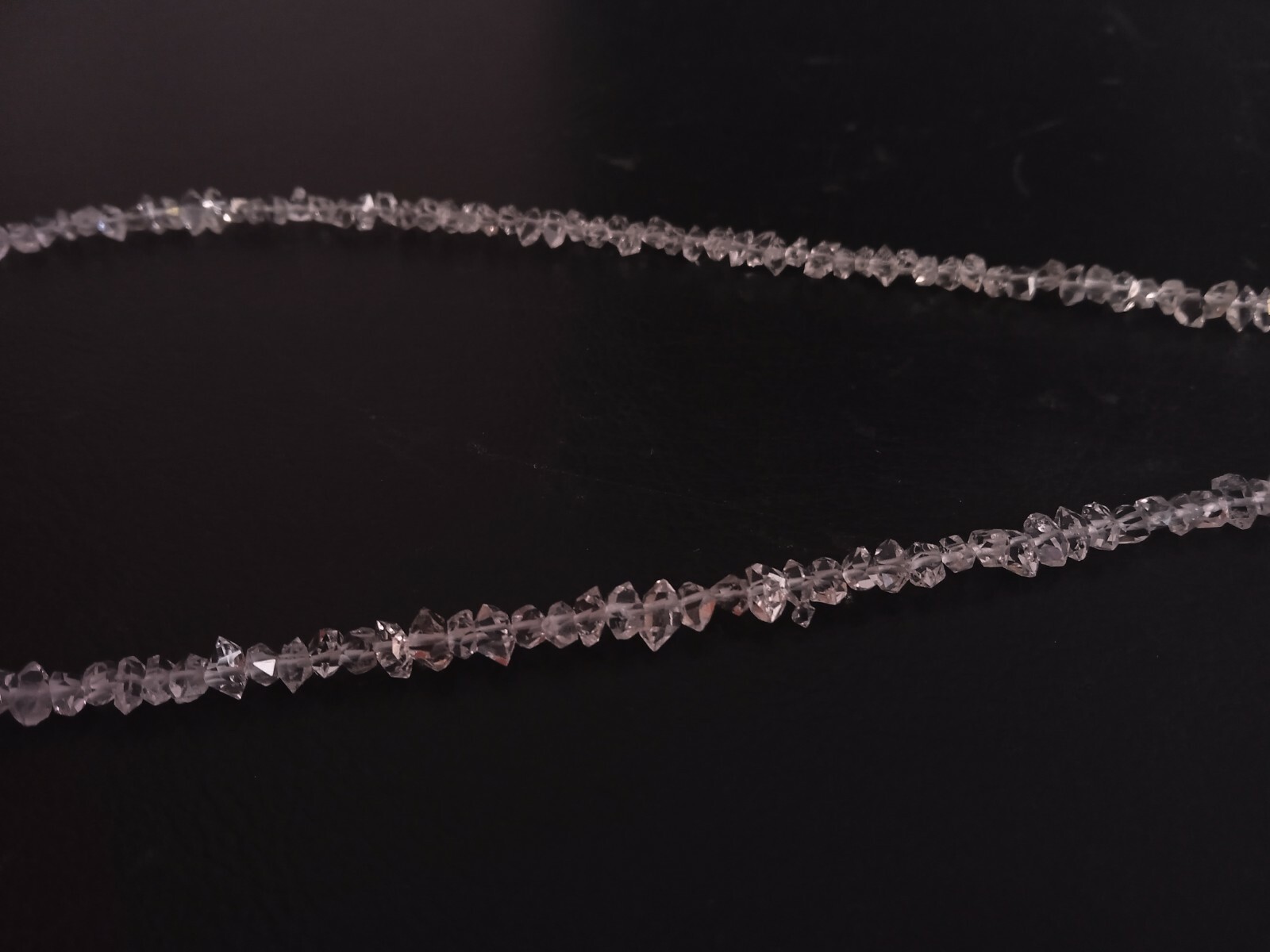 AAA++ HERKIMER DIAMOND QUARTZ 4-5 MM NUGGETS LOOSE GEMSTONE BEADS 7″ STRANDS