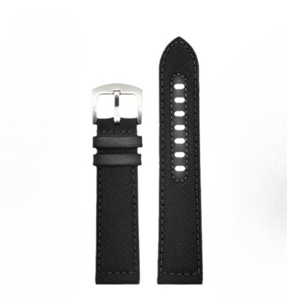 Fits Panerai Nylon Watch Strap 20 22 24mm Rugged Water Sweat Resistant Woven