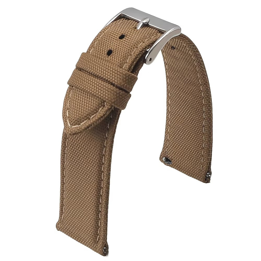 18mm 19mm 20mm 21mm 22mm 24mm Waterproof Sailcloth Watch Strap Two-Sided Nylon