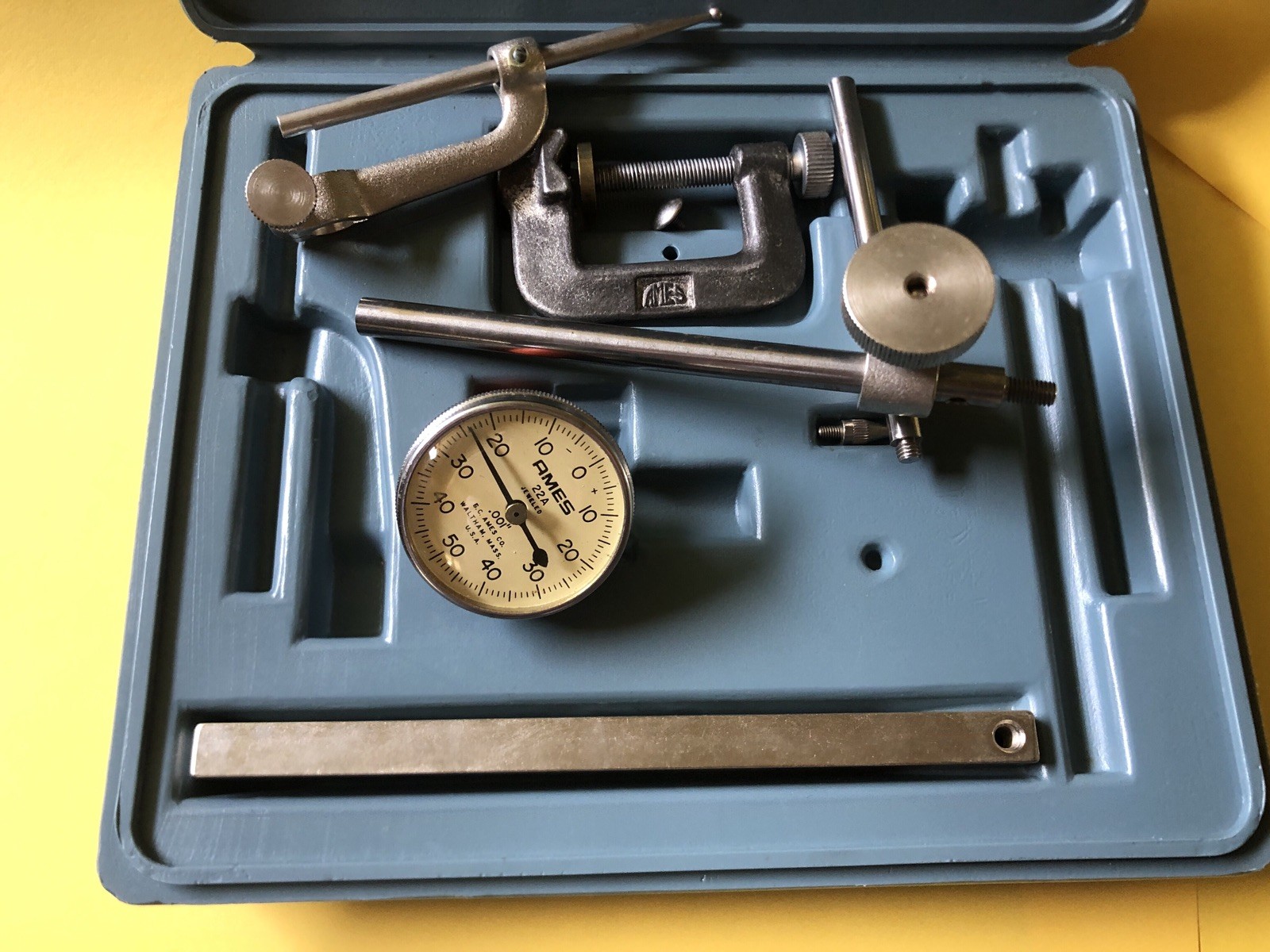 Ames Waltham Mass Watchmaker Lathe Caliper Set NOS More Than 50 Years Old