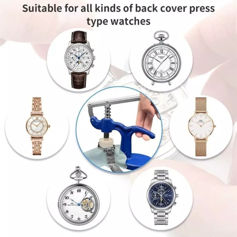 Watchmaker Tool Watch Press Set Back Case Closer Crystal Glass Fitting 18-50mm