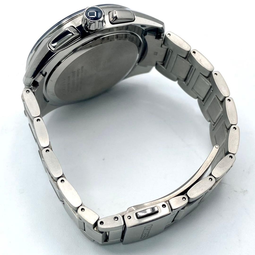Seiko Brightz SAGA183 Radio-Controlled Solar Wristwatch Silver Japan 0715647