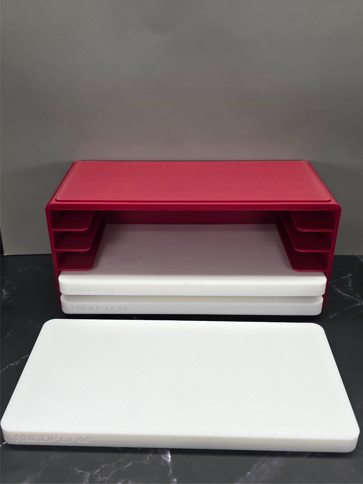 3D Printed Watch Parts Storage Cabinet, 5 Tray Organizer