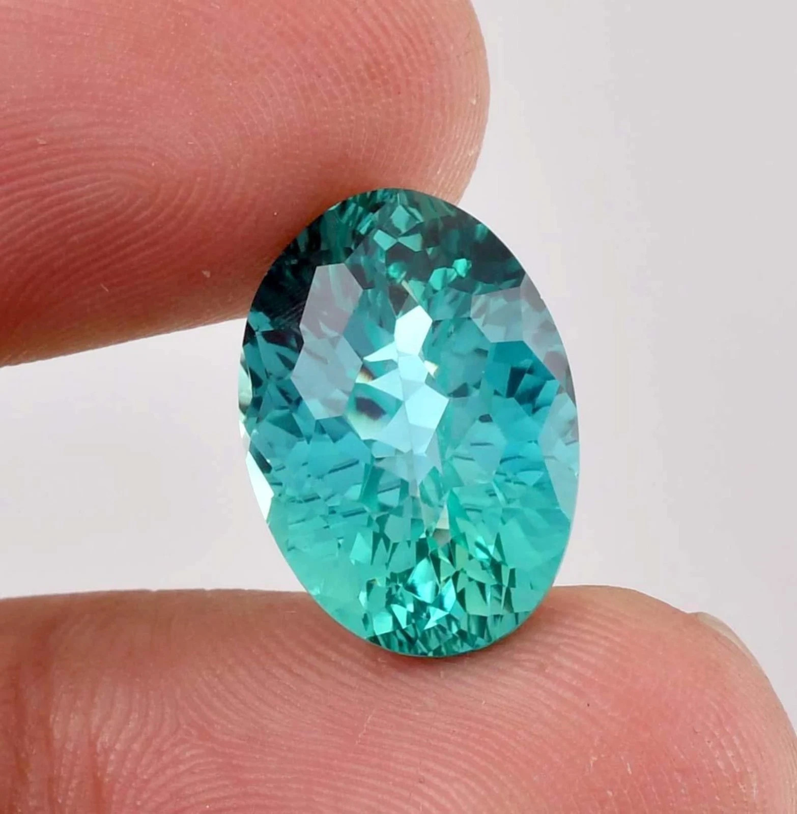 Natural Blue Green Sapphire Oval Cut Loose Gemstone Certified 10.20 Ct Sri Lanka