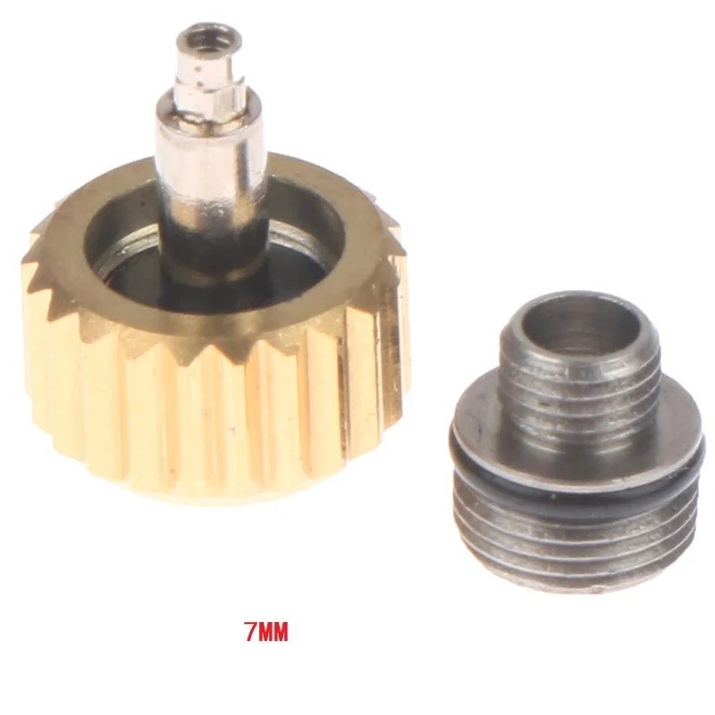 For Rolex Watch Replacement Crown 7mm Metal Repair Part Gold Silver Black Rose