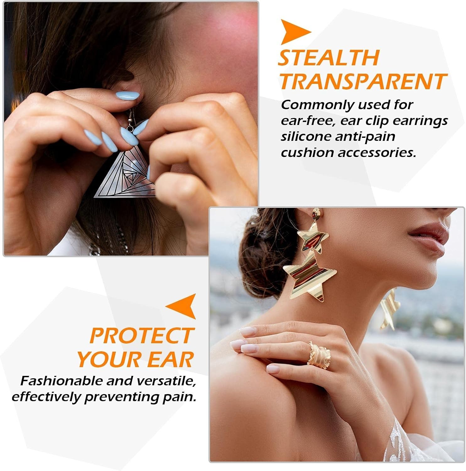 480 Non-Toxic Earlobe Stickers – Ultimate Support for Heavy Earrings & Safety