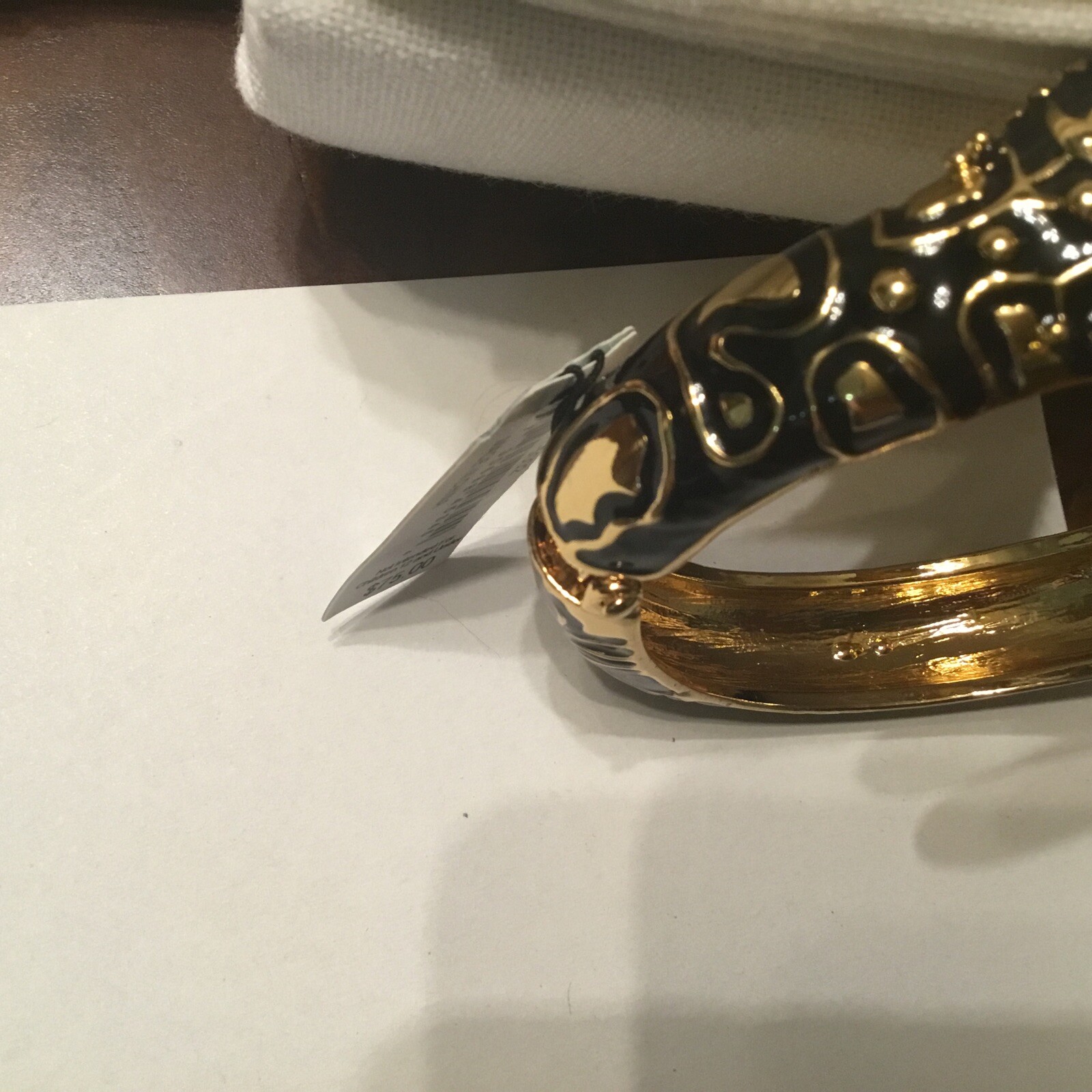 ABS Allen Schwartz Snake Bling Bracelet Gorgeous Sophisticated Look!