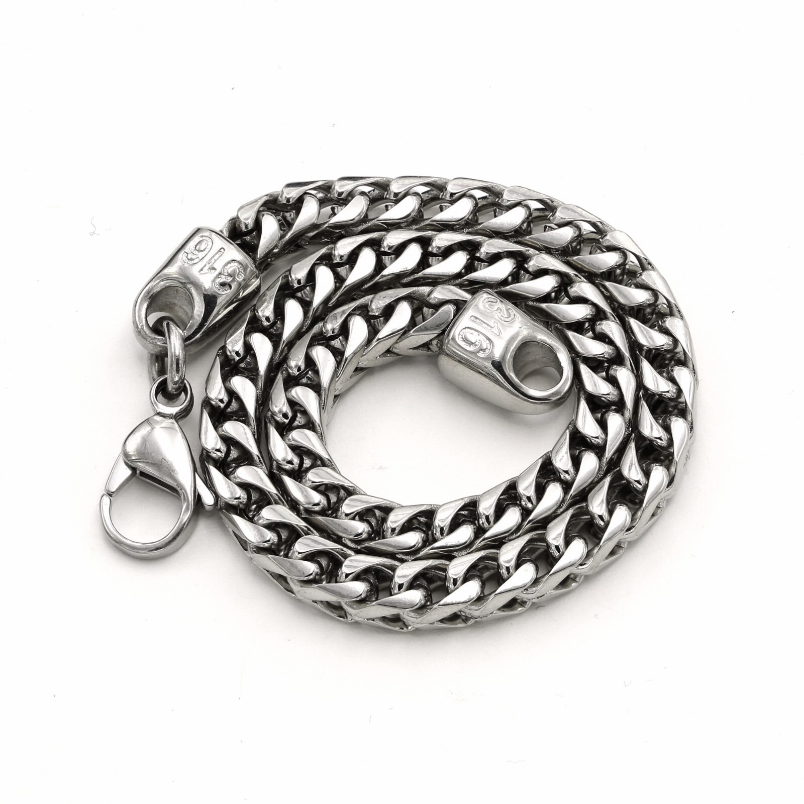 Stainless Steel Multi Size Franco Chain Necklace / bracelet