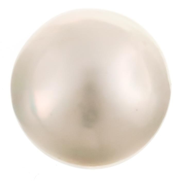11mm White Mabe South Pacific Sea Ocean Cultured Loose 10.8mm Half Pearl