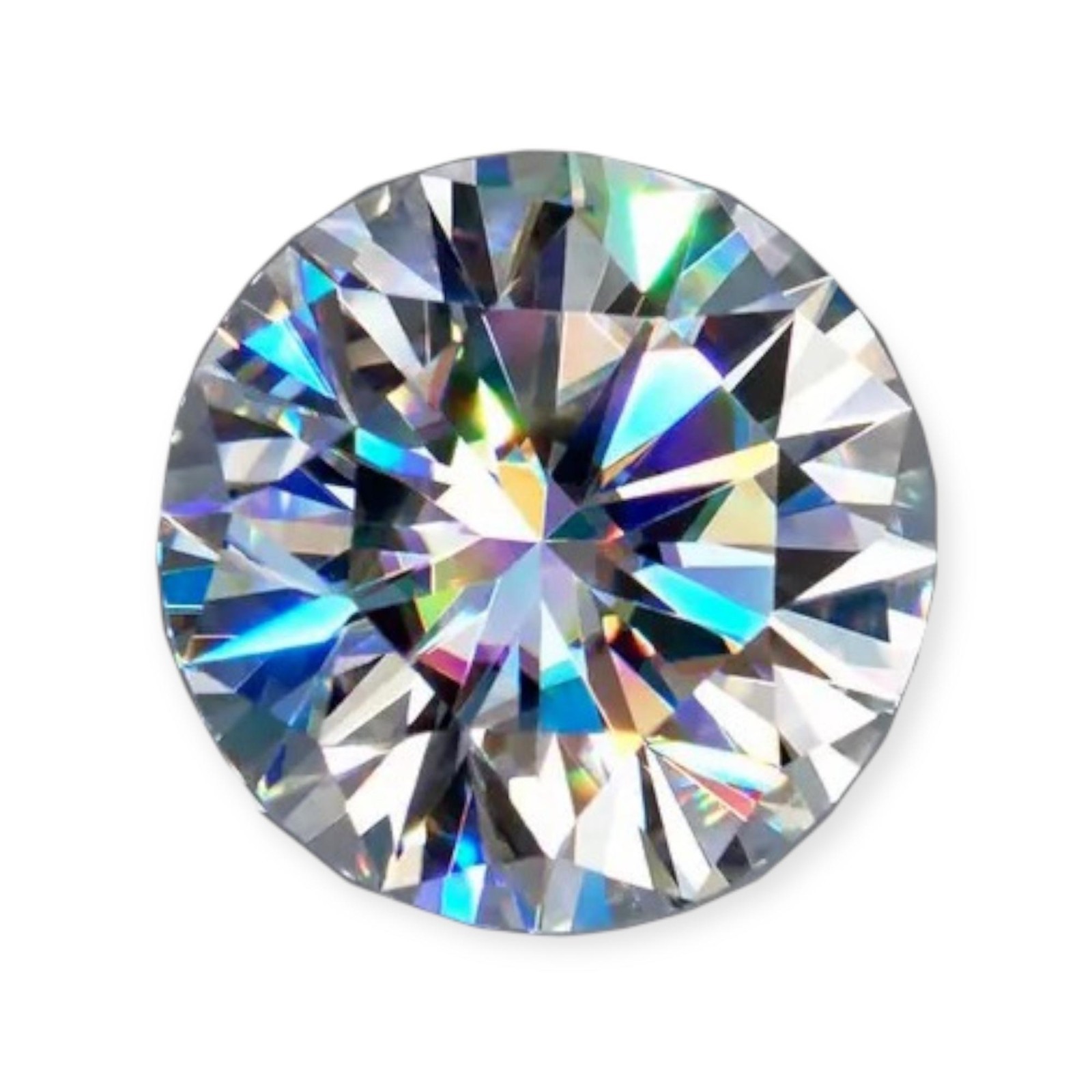Lab Created Diamond 9.5X9.5 MM Round Cut VVS1 Clarity D Colour GIE Certified