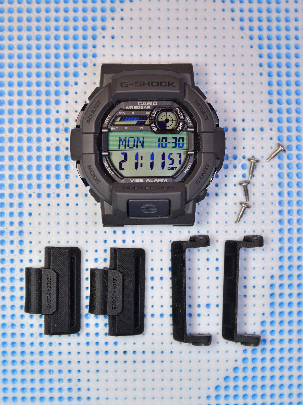 Tough resin strap or band adapter for G-SHOCK GD350.