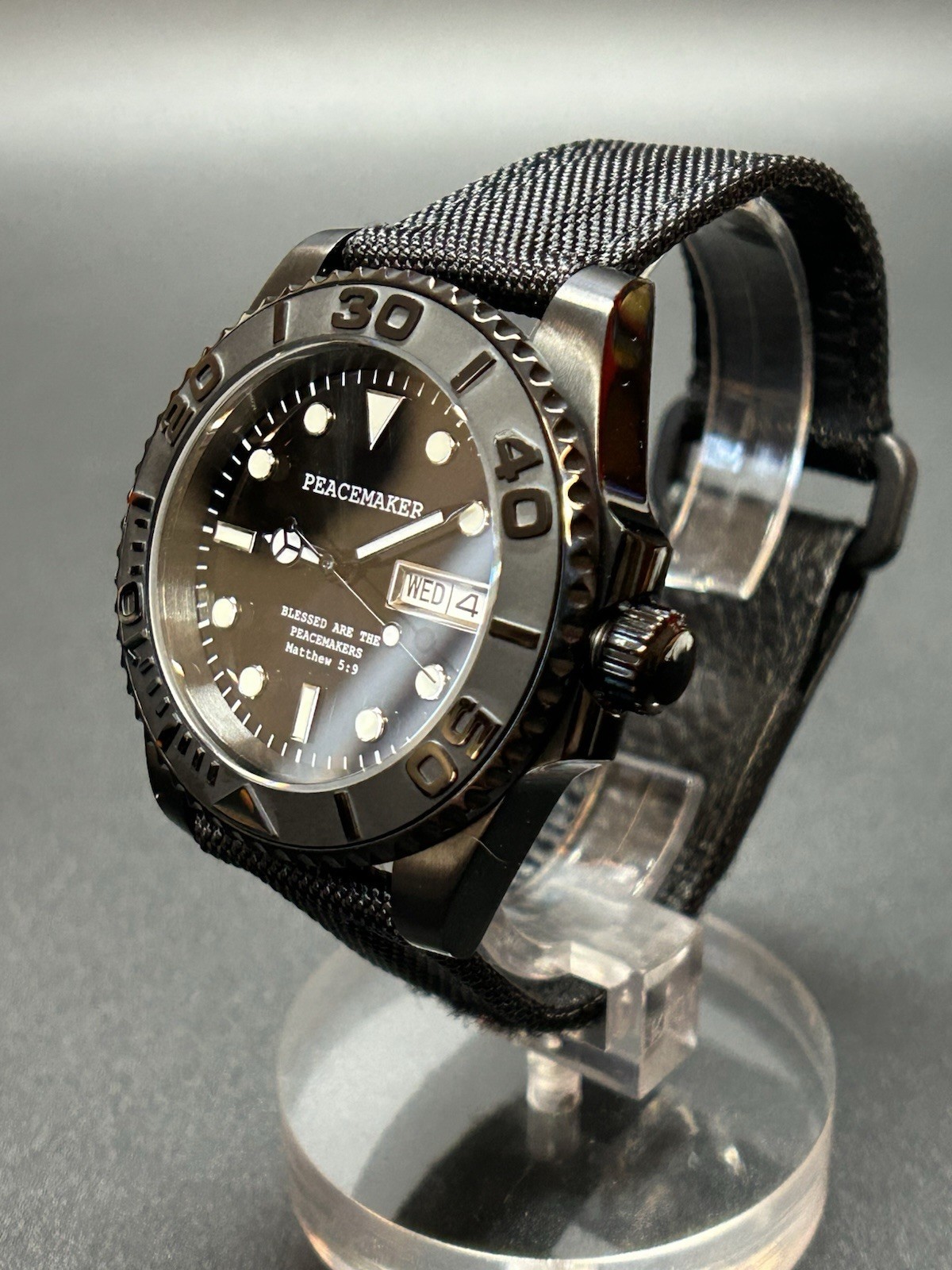 Sevin Custom Peacemaker Automatic Watch NH36-Police Law Enforcement