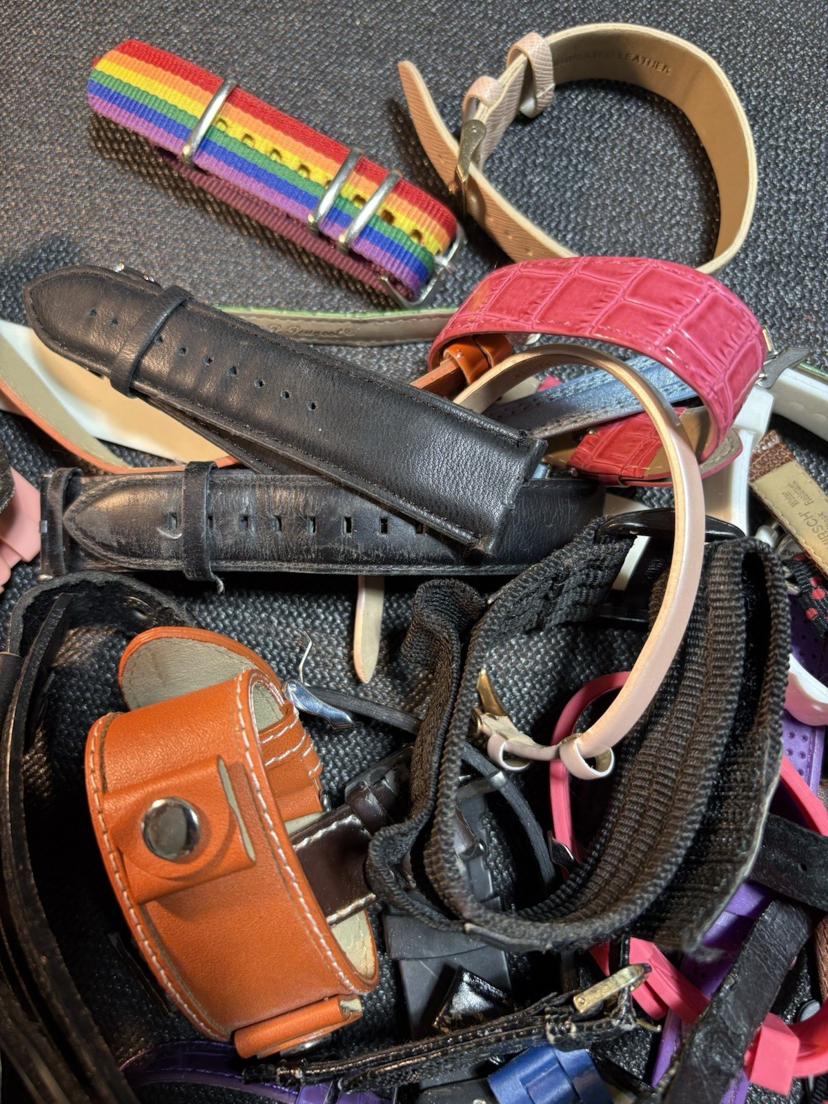 Watchmaker Parts Watch Band Lot,Regular,Cuffs And Wrap Around Bands,#2
