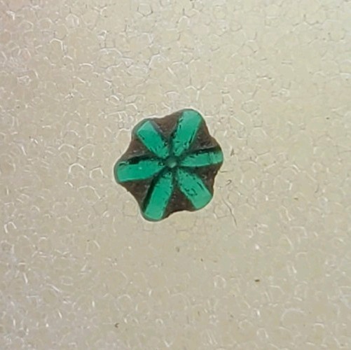 EXTREMELY RARE Tripache Emerald From Colombia 0.10 ct 3.65 x 3.10 x 1.28 mm