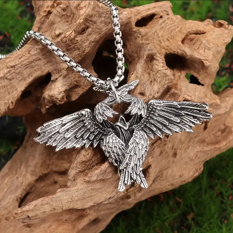 Celestial Seraphim Jewelry Vintage Silvery Winged Angel Sexy Pendant Necklace