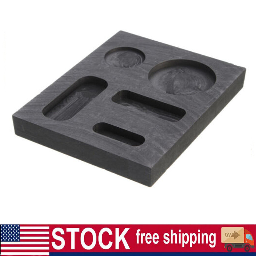 Graphite Ingot Casting Mold Combo Mould For Melting Refining Gold Silver Copper