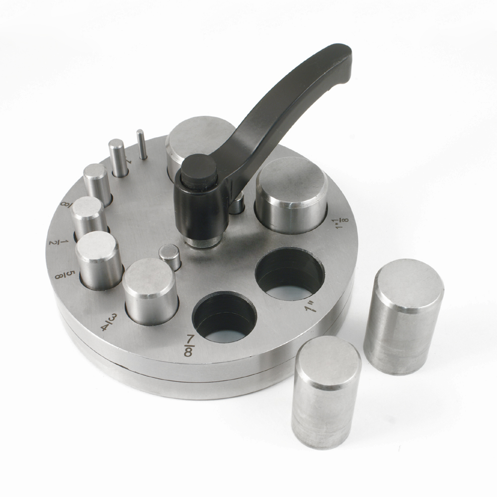 Disc Cutter – Circle – 10 Punches – Rubber Base – for Jewelry Making – 28-590