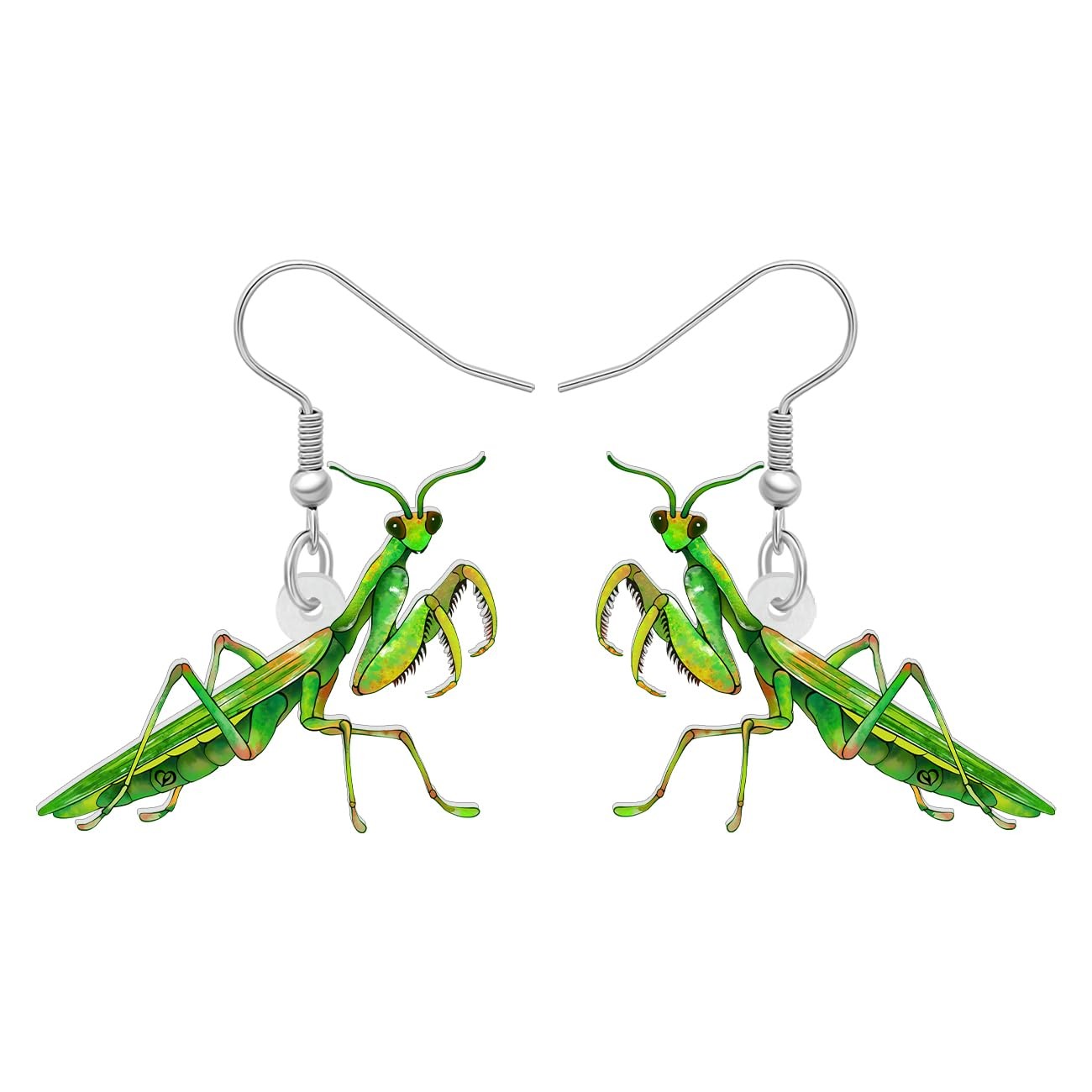 Acrylic Cute Bug Earrings Dangle Drop Insect Praying Mantis Jewelry Gifts for Bu