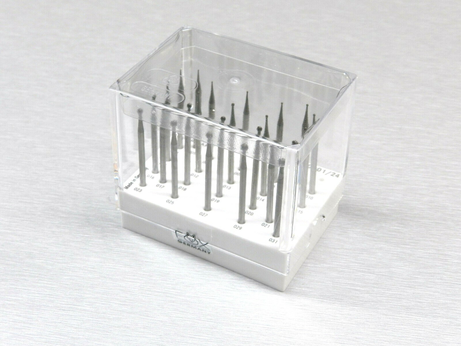 Fox Round Burs Set Jewelry Making Ball Shape Bur Fig1 Ball Burs 24 Pcs – 004-031