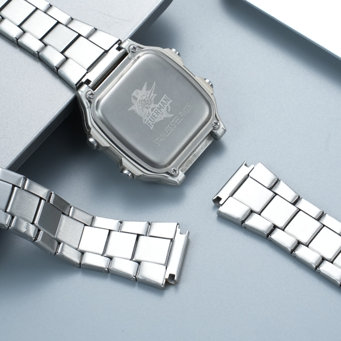 For Casio AE-1200WH AE1300 ws-1600 Metal Watch Mod Kit AE1200 Starp Watch Case